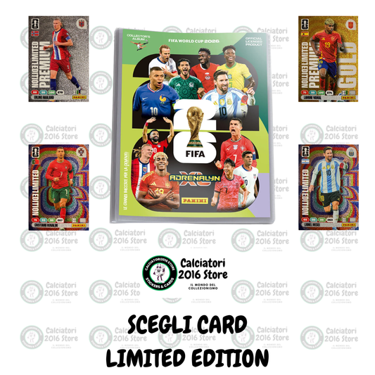 Adrenalyn Xl FIFA World Cup 2026 - Scegli Limited Edition Premium Gold XXL