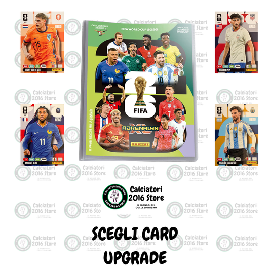 Adrenalyn Xl FIFA World Cup 2026 - Scegli Card Upgrade
