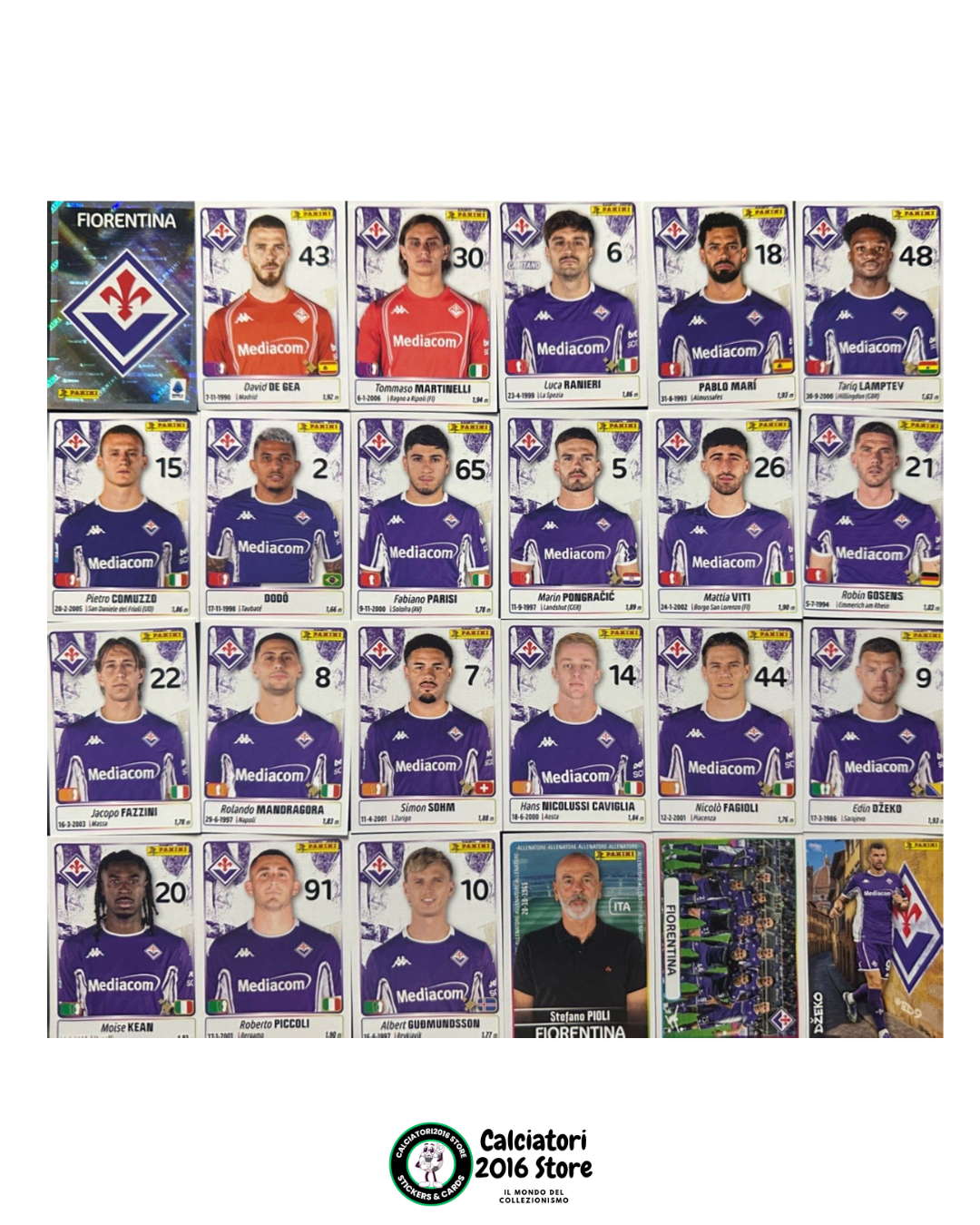 Calciatori Panini 2025 -26 - squadre complete a scelta