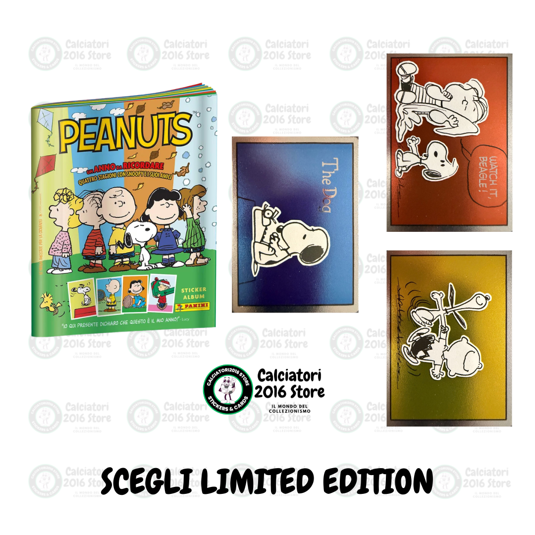 Peanuts Panini 2026 - Scegli Card LIMITED EDITION
