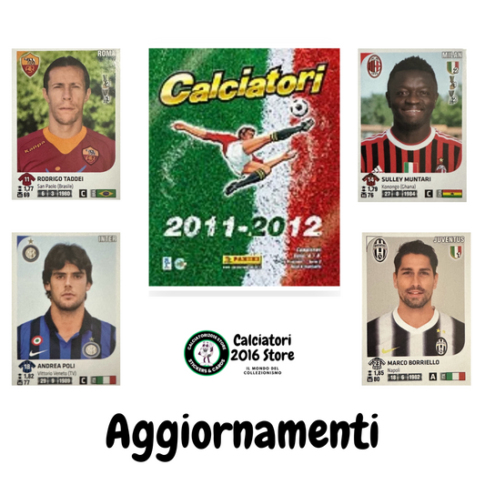 Calciatori panini 2011/12 - Scegli figurina Aggiornamenti A1 A60
