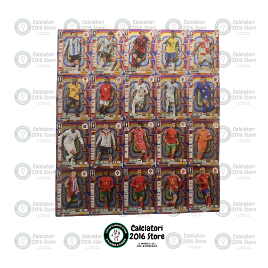 Adrenalyn XL FIFA World Cup 2026 - set completo 20 Limited Edition Mix1 Ecoblister