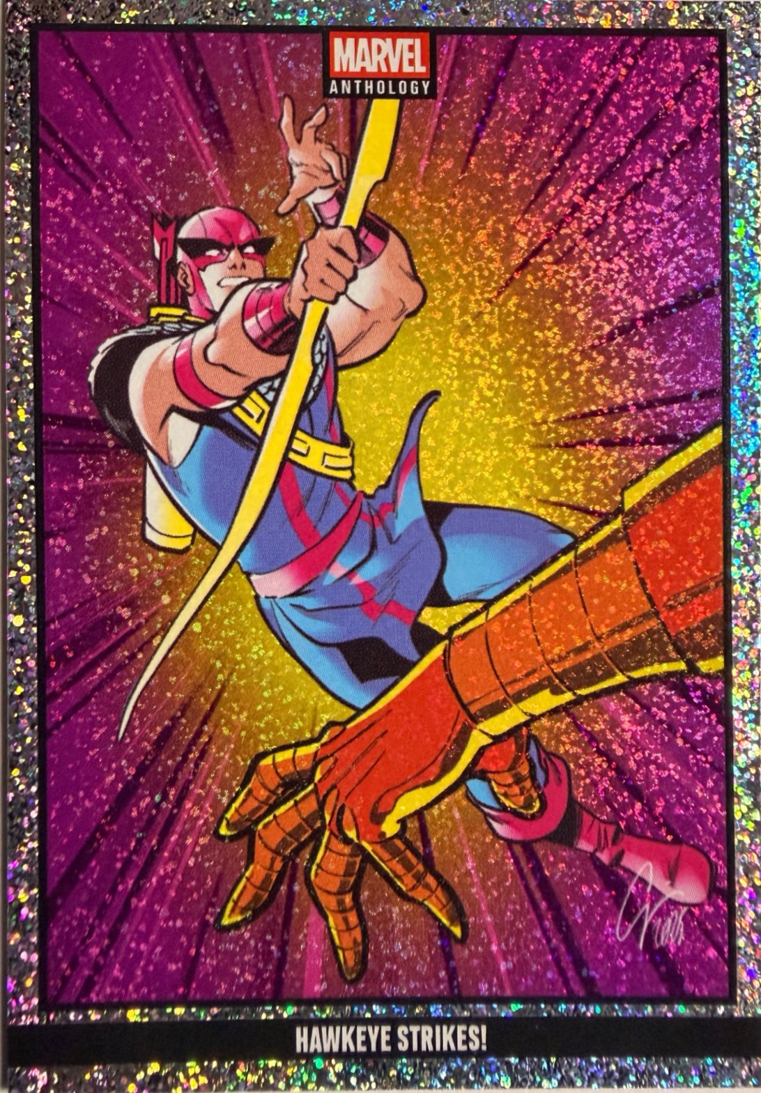 Marvel Anthology Panini - Box vuoto + set completo 100 Parallel Stardust Holo