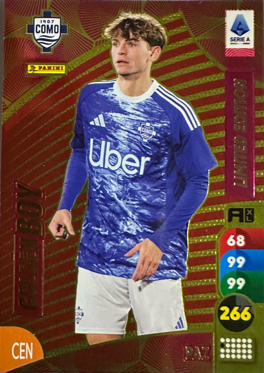 Calciatori Adrenalyn XL 2025-26 - Scegli Card Limited Edition Premium - Premium Oro