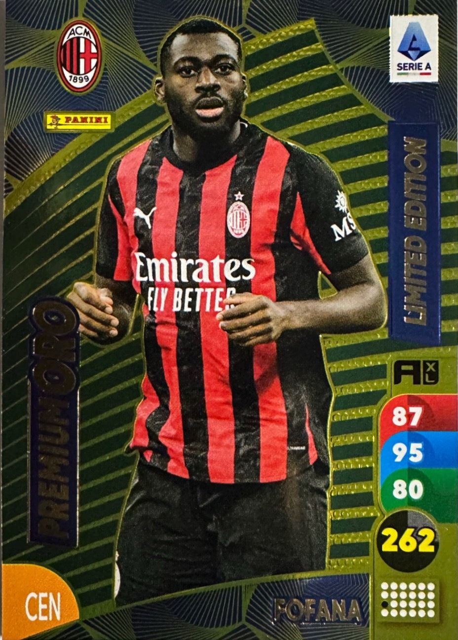 Calciatori Adrenalyn XL 2025-26 - Scegli Card Limited Edition Premium - Premium Oro