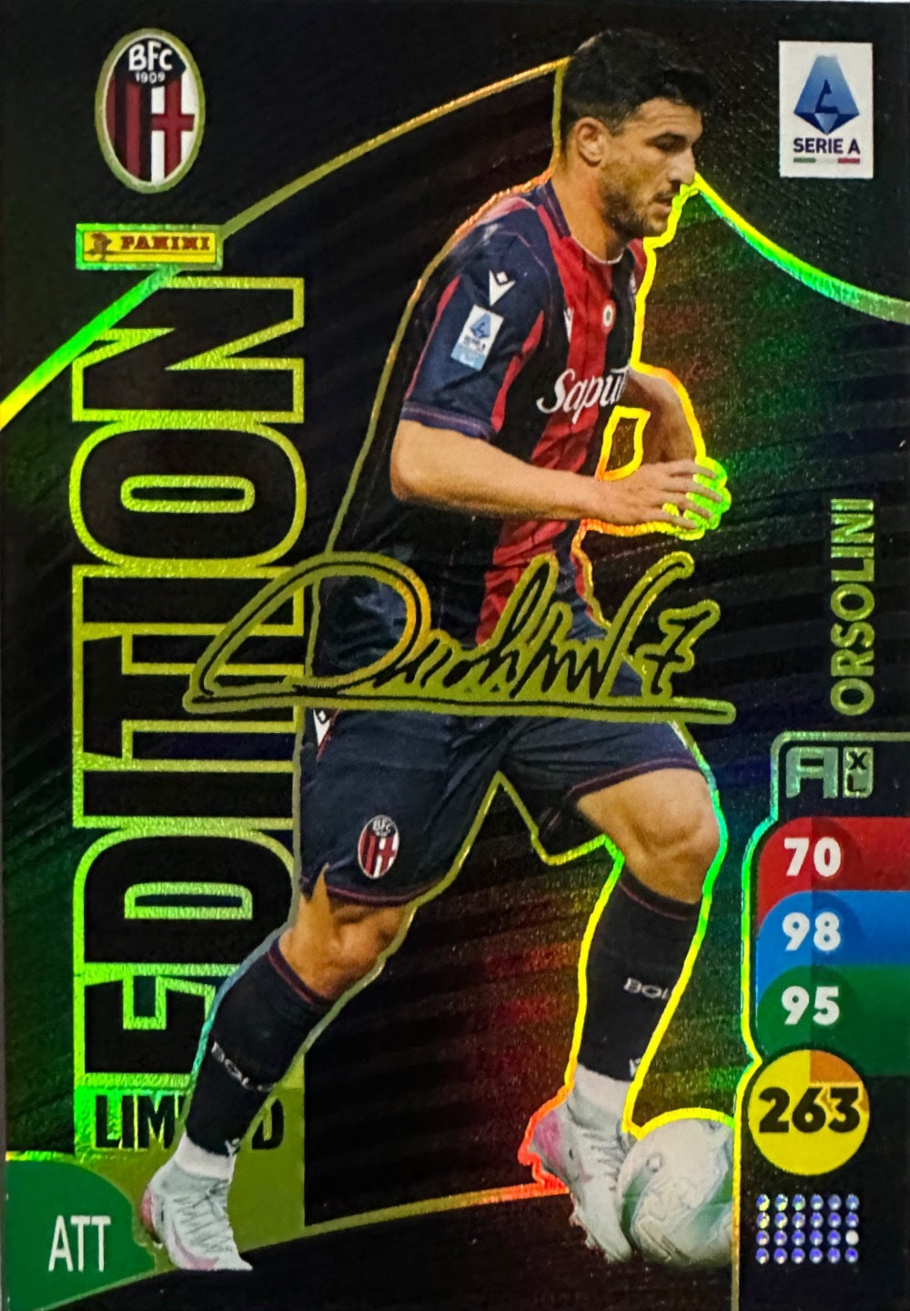 Calciatori Adrenalyn XL 2025-26 - Scegli Card Limited Edition Premium - Premium Oro