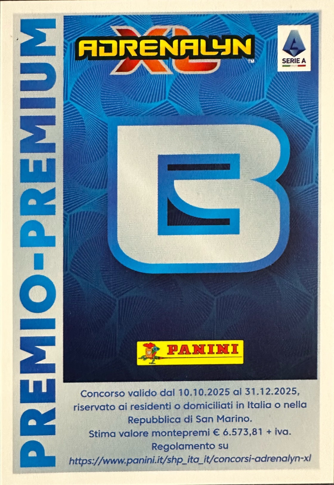 Calciatori Adrenalyn XL 2025-26 - Scegli Card Limited Edition Premium - Premium Oro