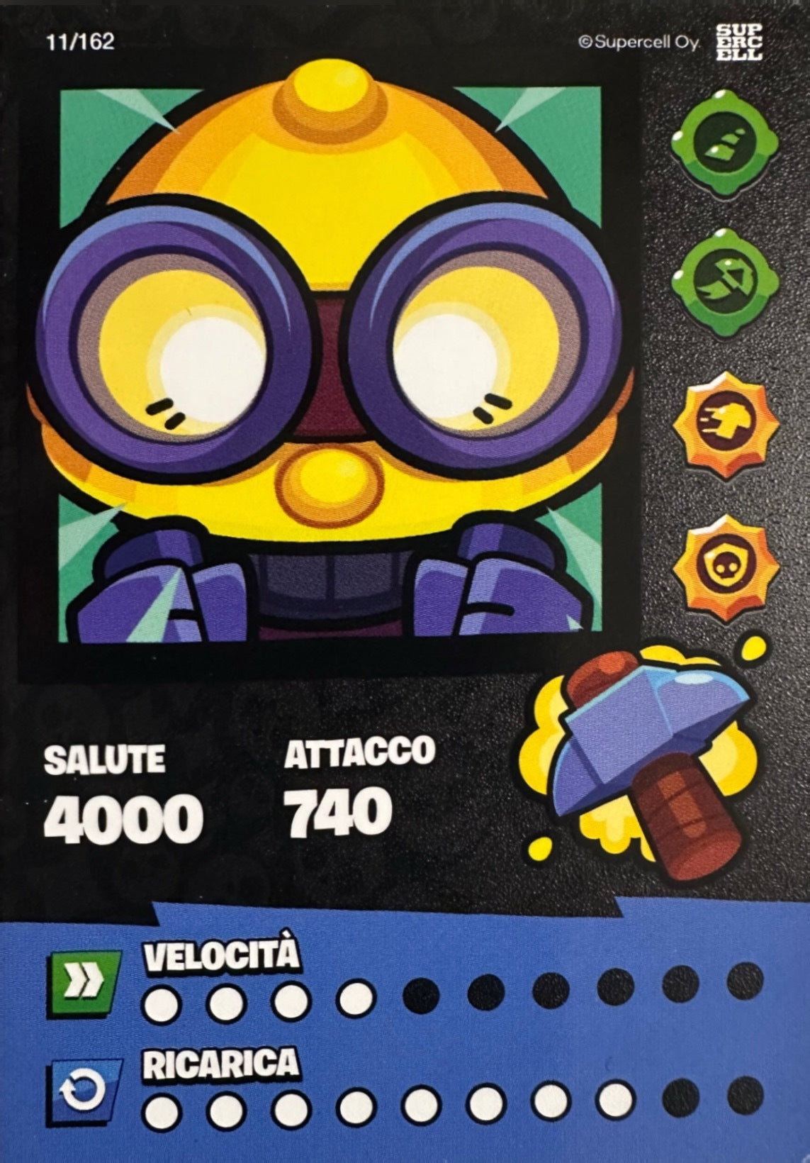 Brawl Stars Official Card Collection 2025 Diramix - Card Base Metal a scelta 1-162