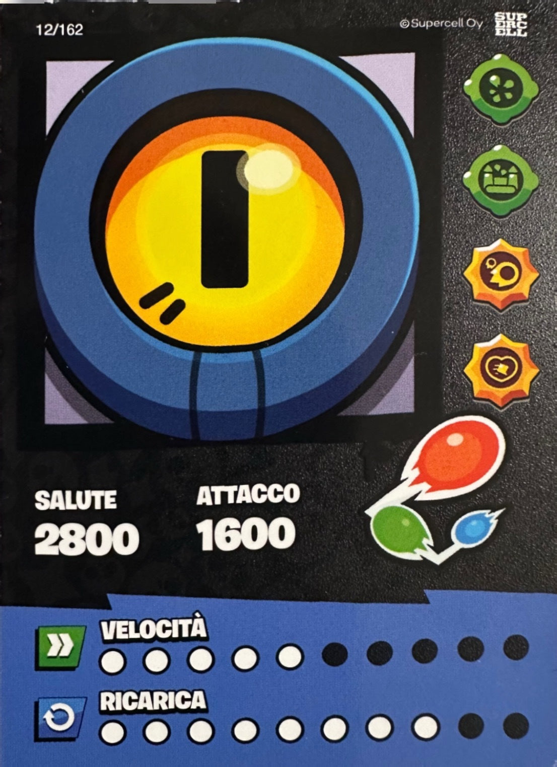Brawl Stars Official Card Collection 2025 Diramix - Card Base Metal a scelta 1-162