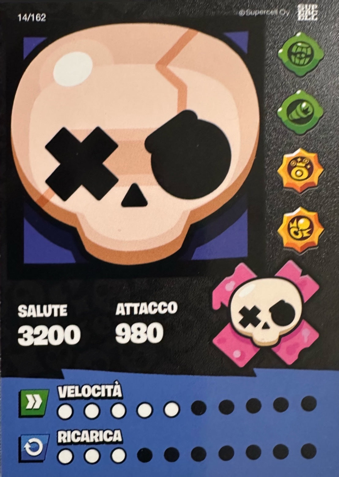 Brawl Stars Official Card Collection 2025 Diramix - Card Base Metal a scelta 1-162