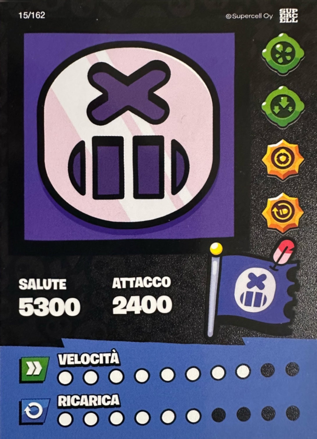 Brawl Stars Official Card Collection 2025 Diramix - Card Base Metal a scelta 1-162