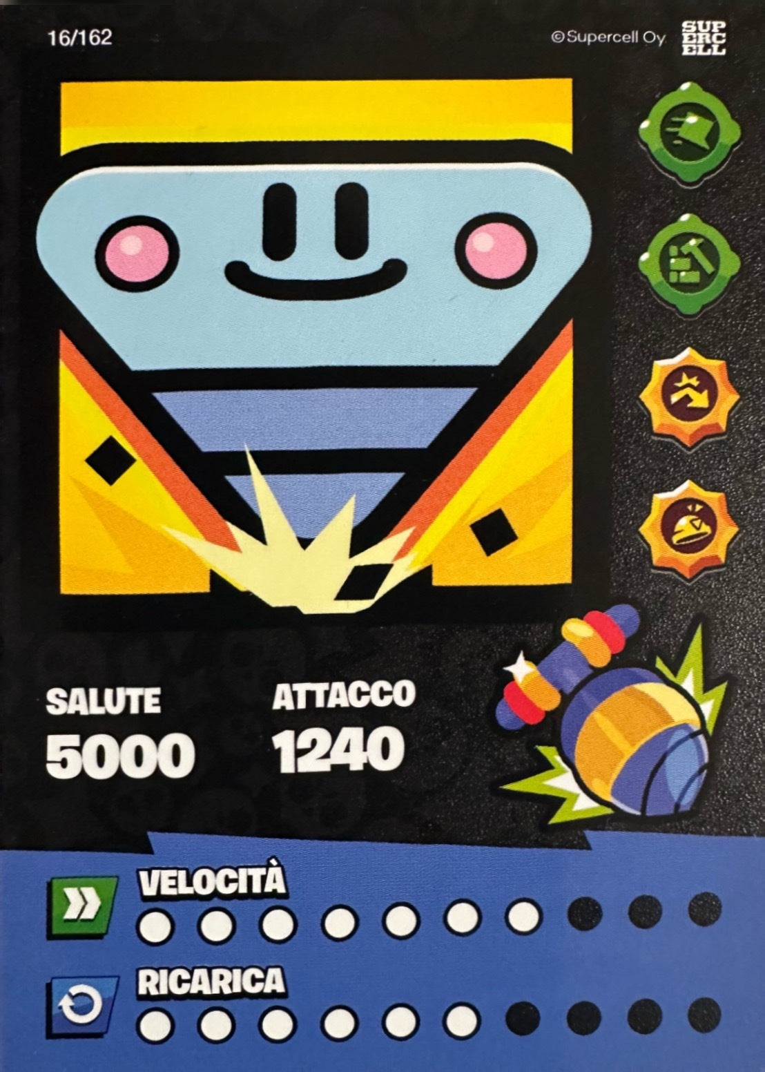 Brawl Stars Official Card Collection 2025 Diramix - Card Base Metal a scelta 1-162