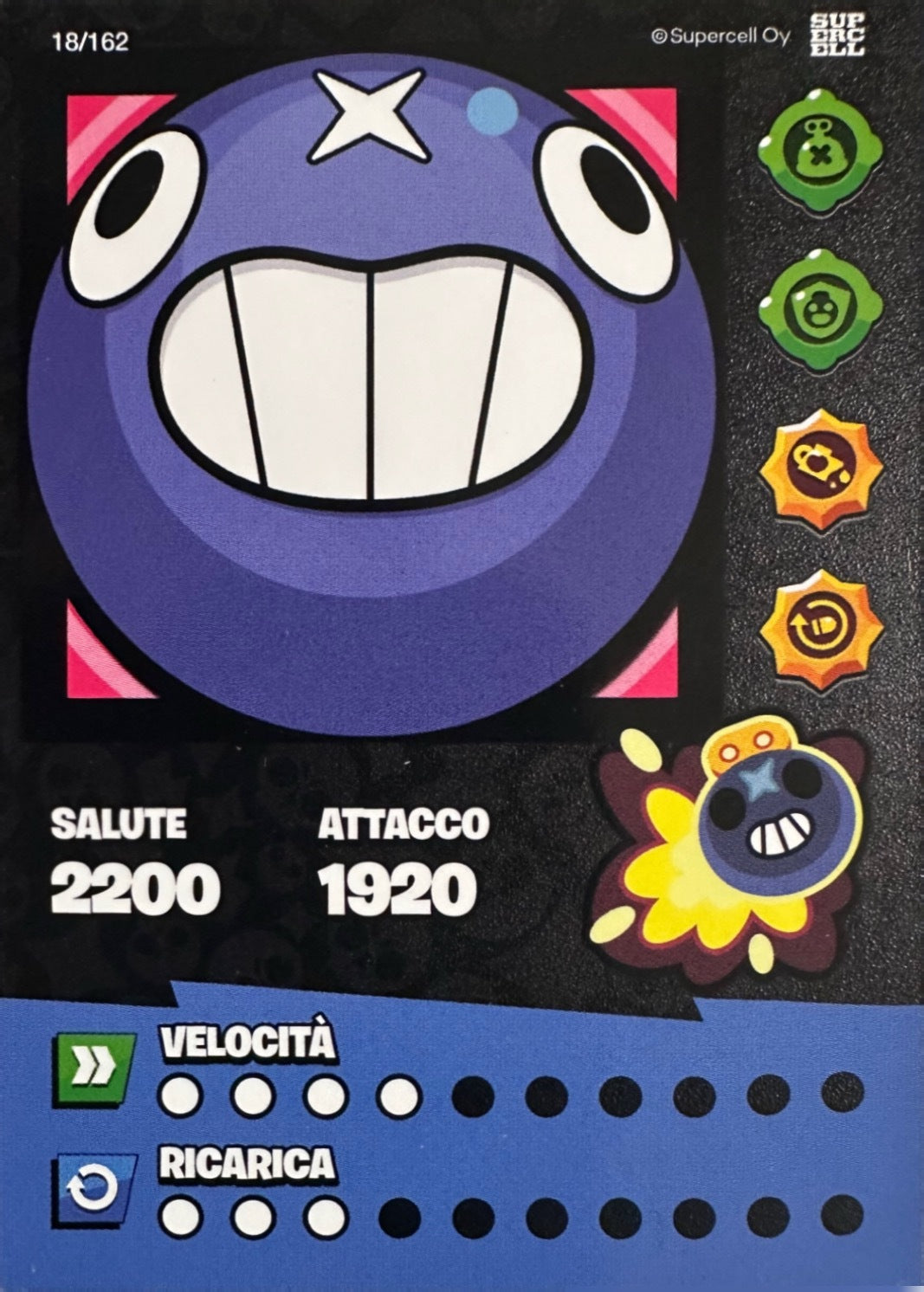 Brawl Stars Official Card Collection 2025 Diramix - Card Base Metal a scelta 1-162