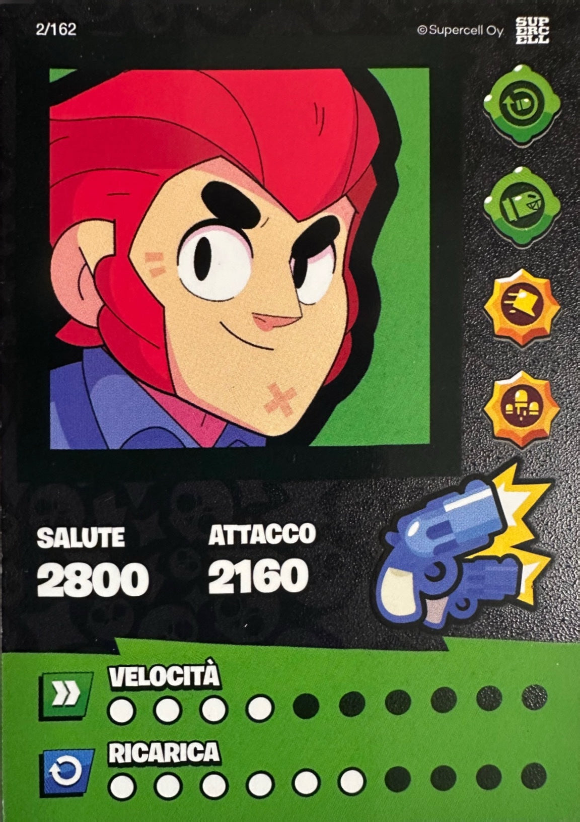 Brawl Stars Official Card Collection 2025 Diramix - Card Base Metal a scelta 1-162