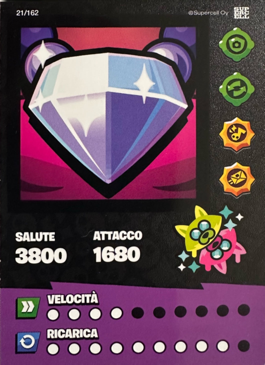 Brawl Stars Official Card Collection 2025 Diramix - Card Base Metal a scelta 1-162