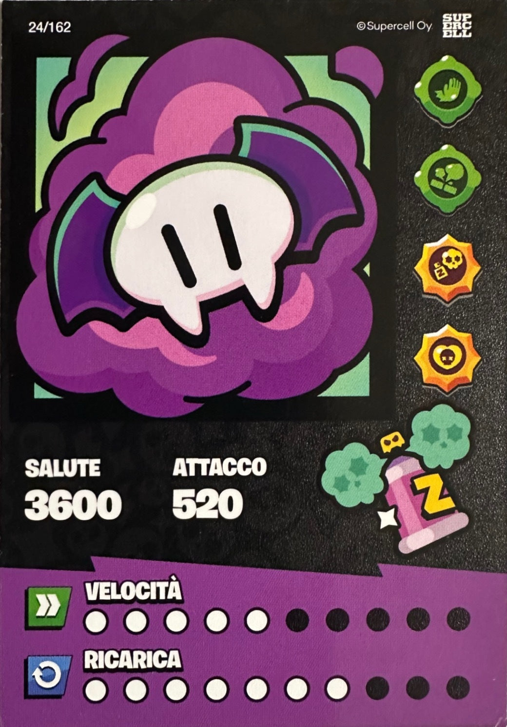 Brawl Stars Official Card Collection 2025 Diramix - Card Base Metal a scelta 1-162