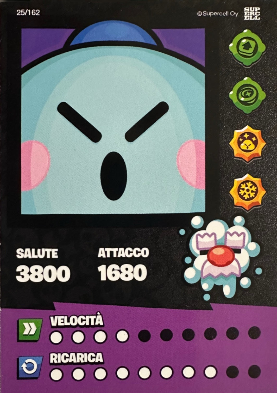 Brawl Stars Official Card Collection 2025 Diramix - Card Base Metal a scelta 1-162