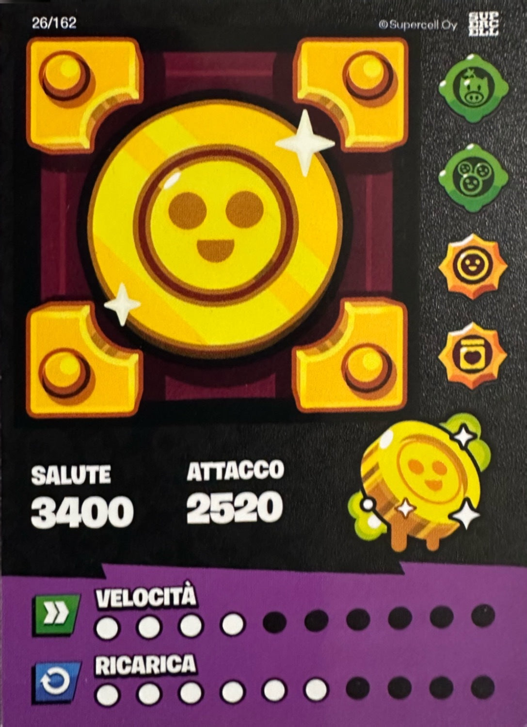 Brawl Stars Official Card Collection 2025 Diramix - Card Base Metal a scelta 1-162