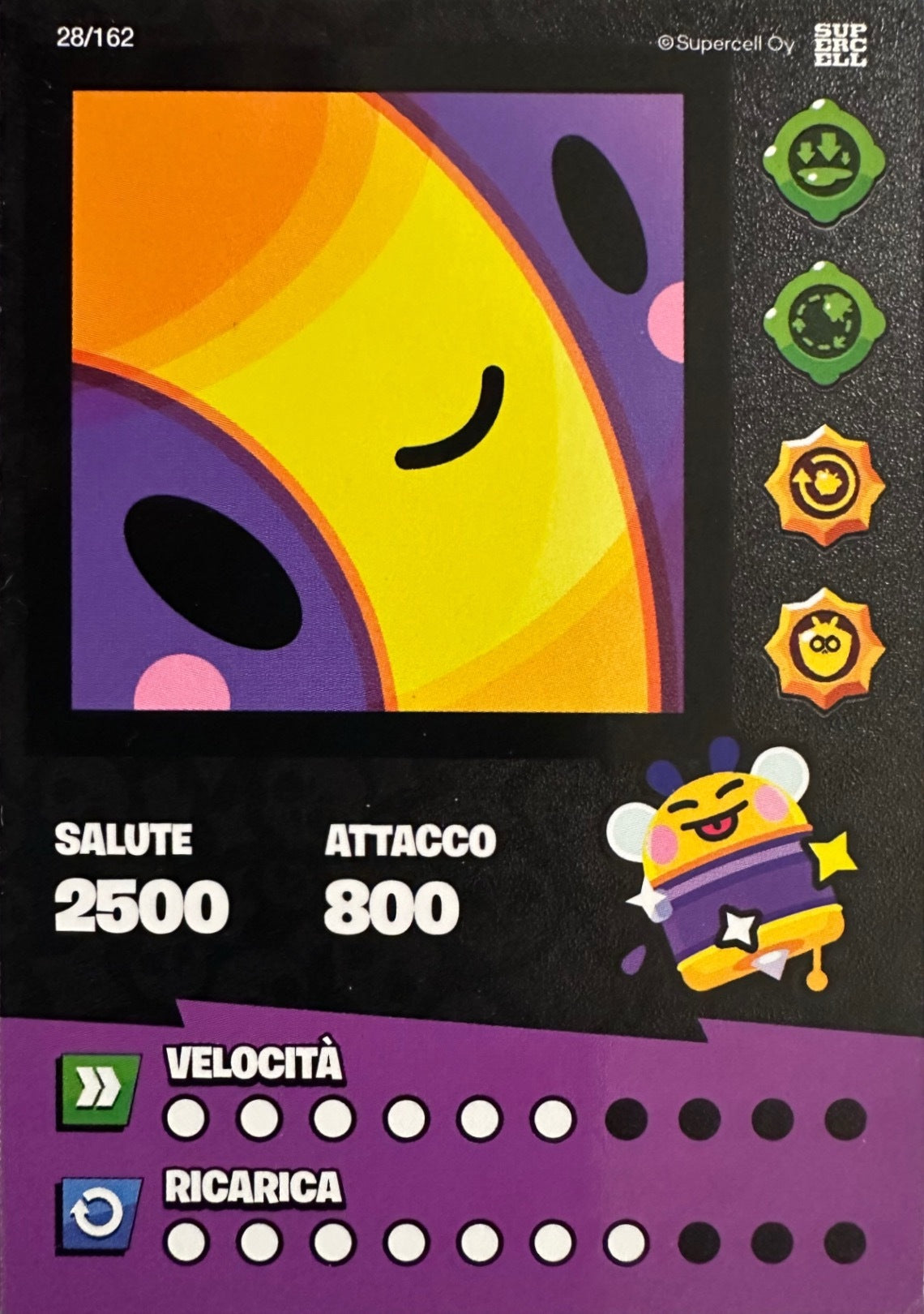 Brawl Stars Official Card Collection 2025 Diramix - Card Base Metal a scelta 1-162