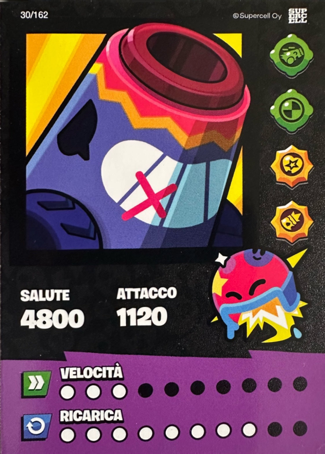 Brawl Stars Official Card Collection 2025 Diramix - Card Base Metal a scelta 1-162
