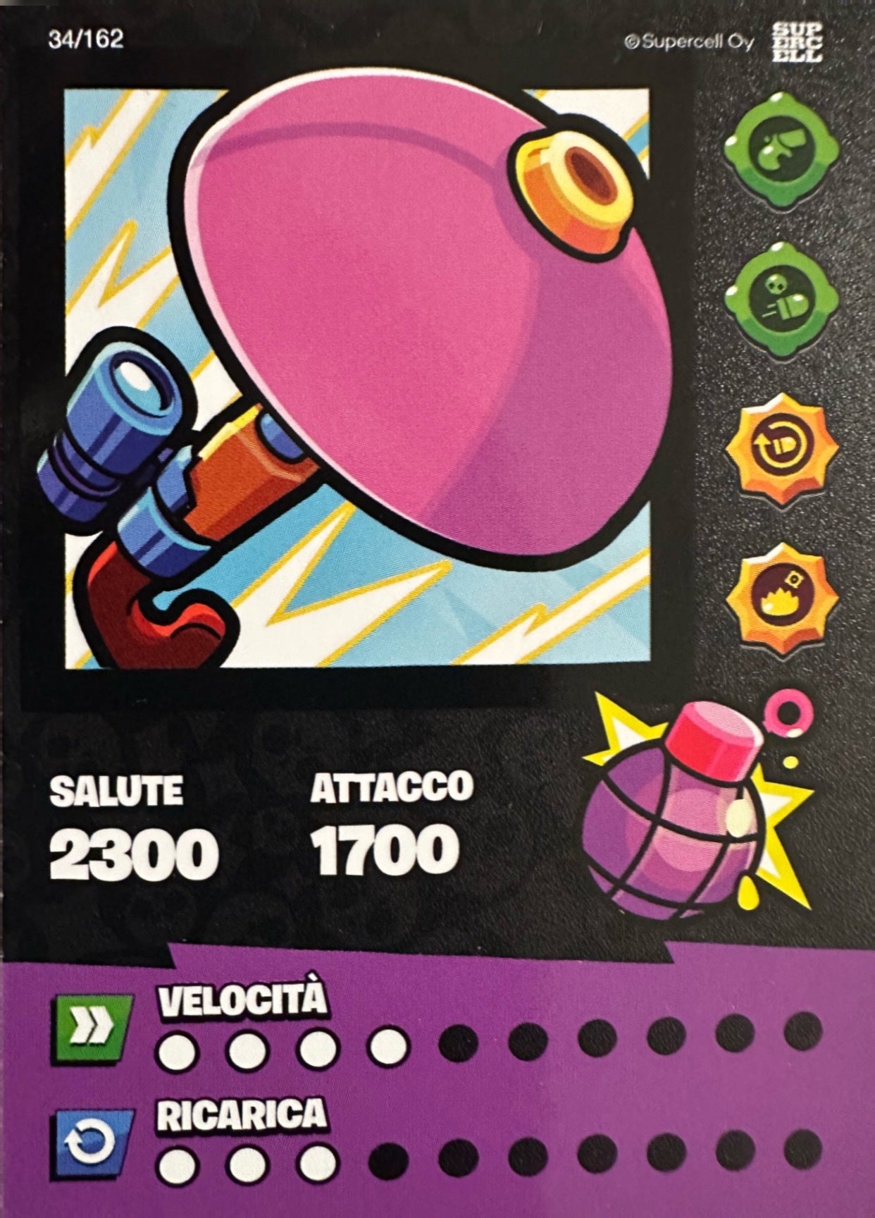 Brawl Stars Official Card Collection 2025 Diramix - Card Base Metal a scelta 1-162