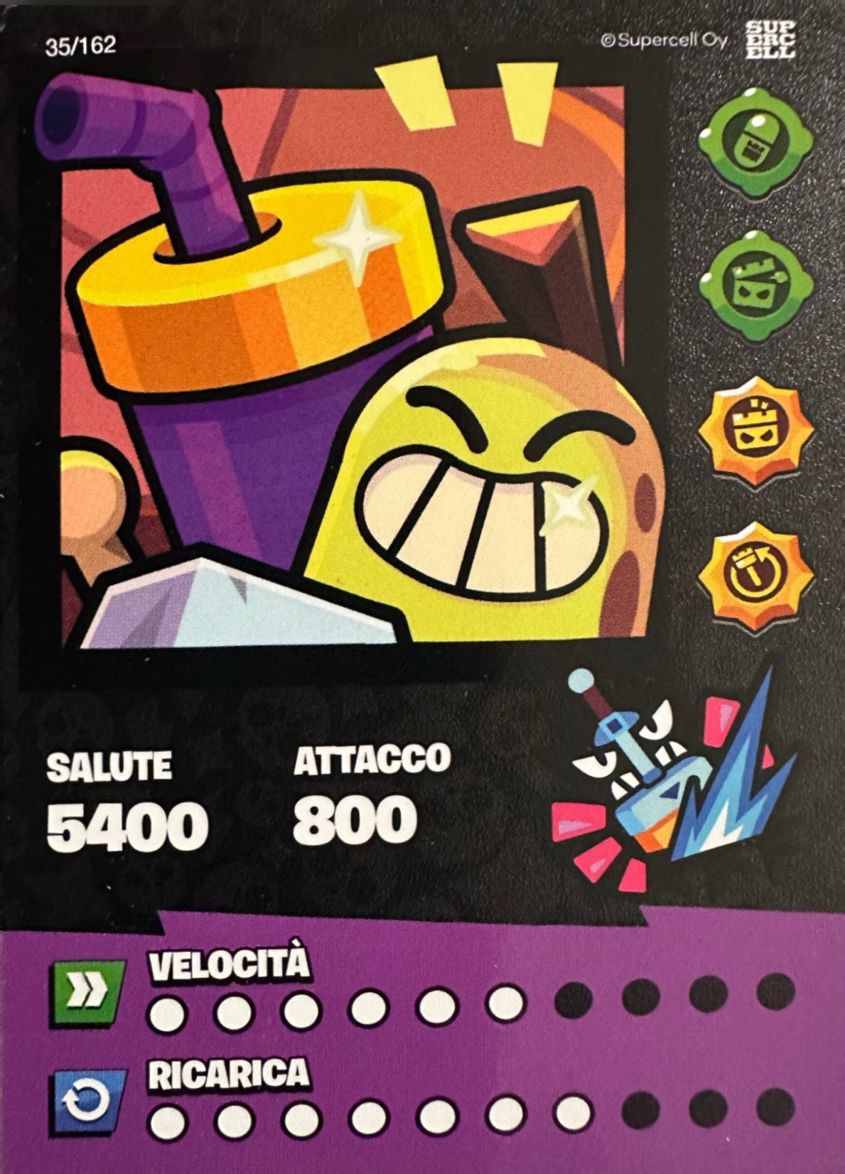Brawl Stars Official Card Collection 2025 Diramix - Card Base Metal a scelta 1-162