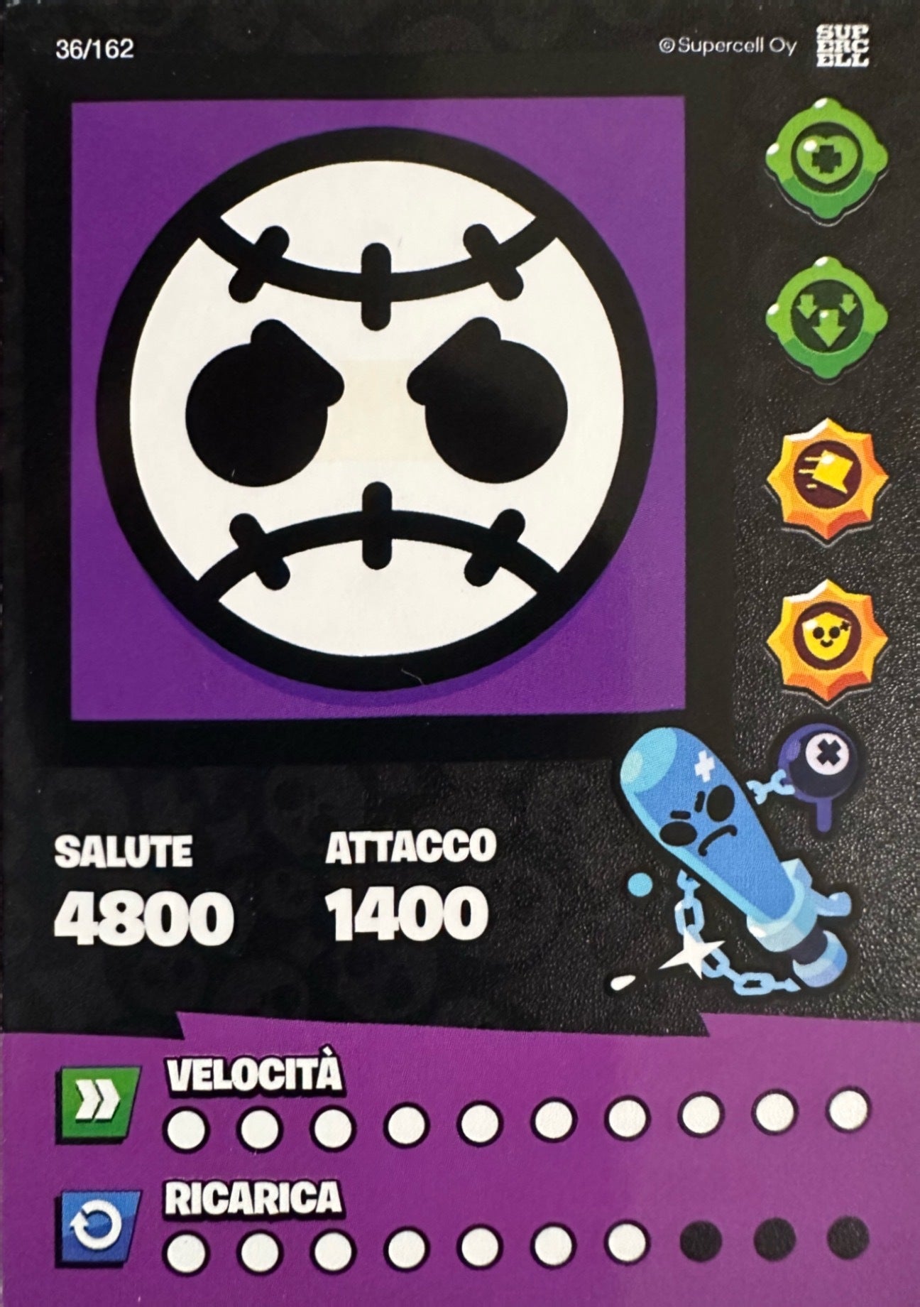 Brawl Stars Official Card Collection 2025 Diramix - Card Base Metal a scelta 1-162