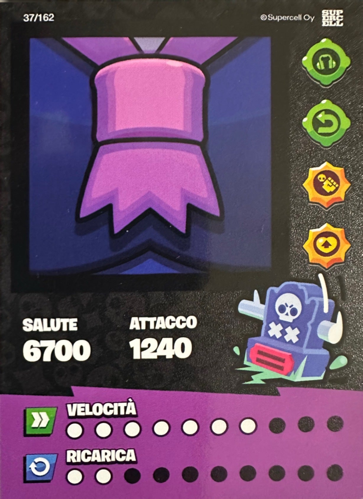 Brawl Stars Official Card Collection 2025 Diramix - Card Base Metal a scelta 1-162