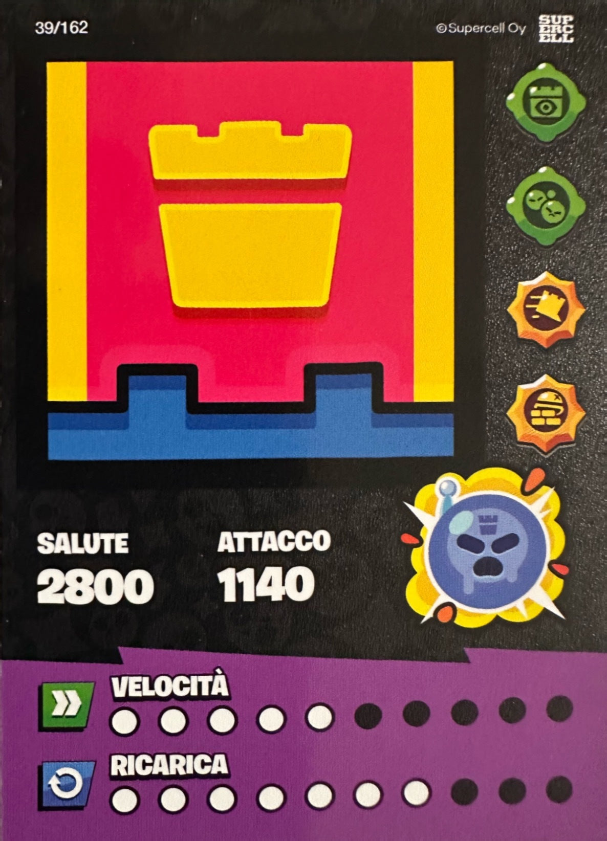 Brawl Stars Official Card Collection 2025 Diramix - Card Base Metal a scelta 1-162