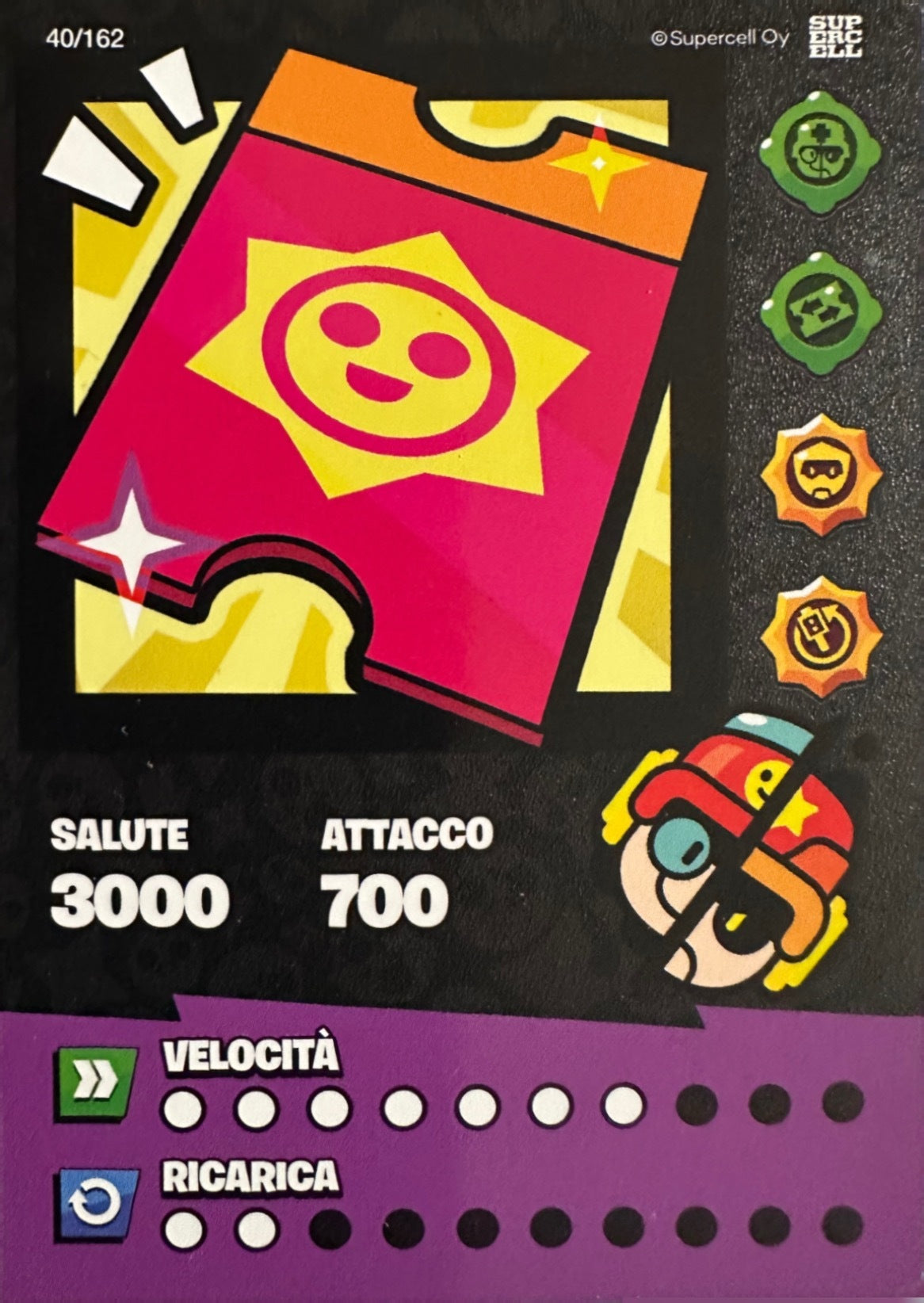 Brawl Stars Official Card Collection 2025 Diramix - Card Base Metal a scelta 1-162
