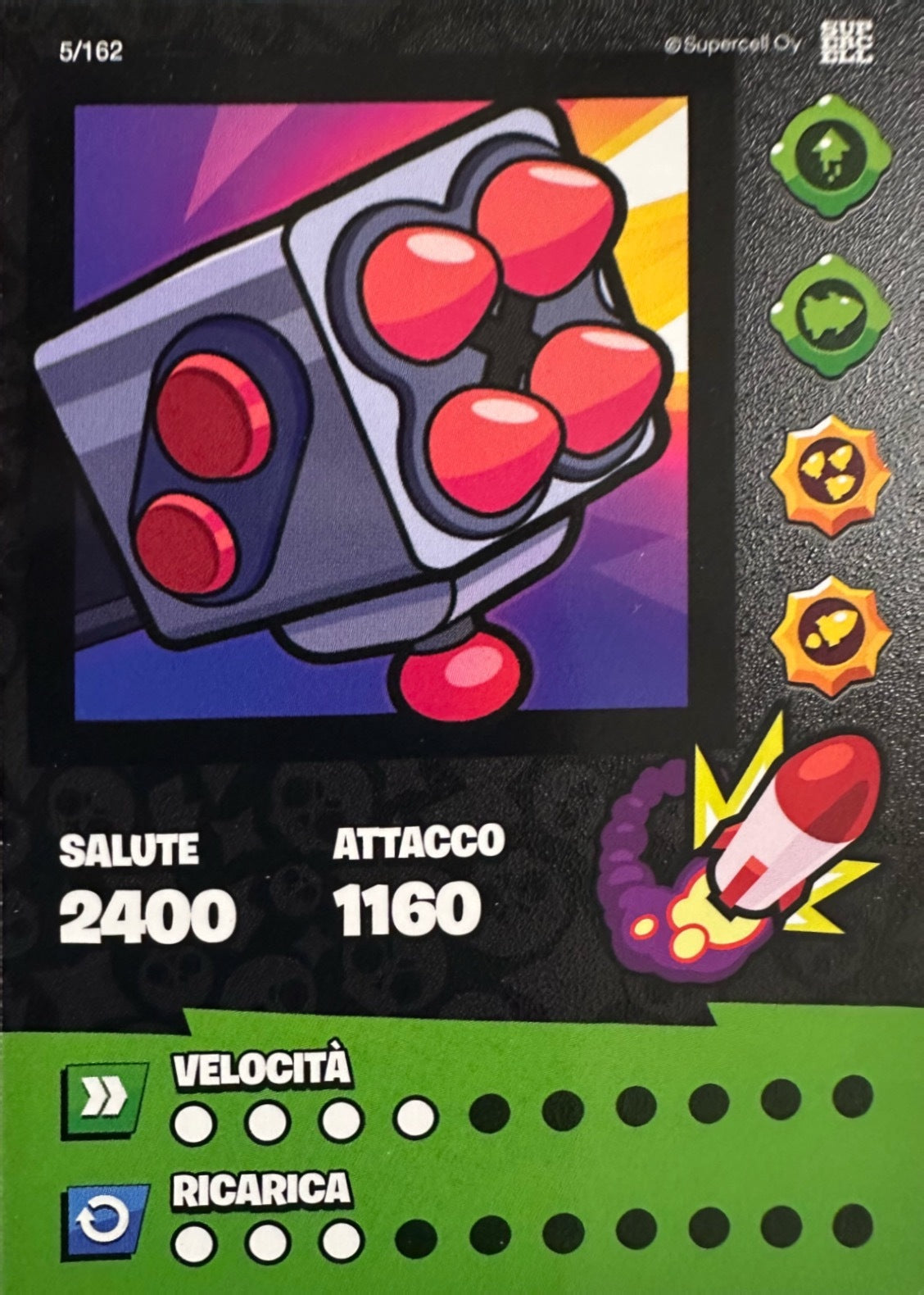 Brawl Stars Official Card Collection 2025 Diramix - Card Base Metal a scelta 1-162