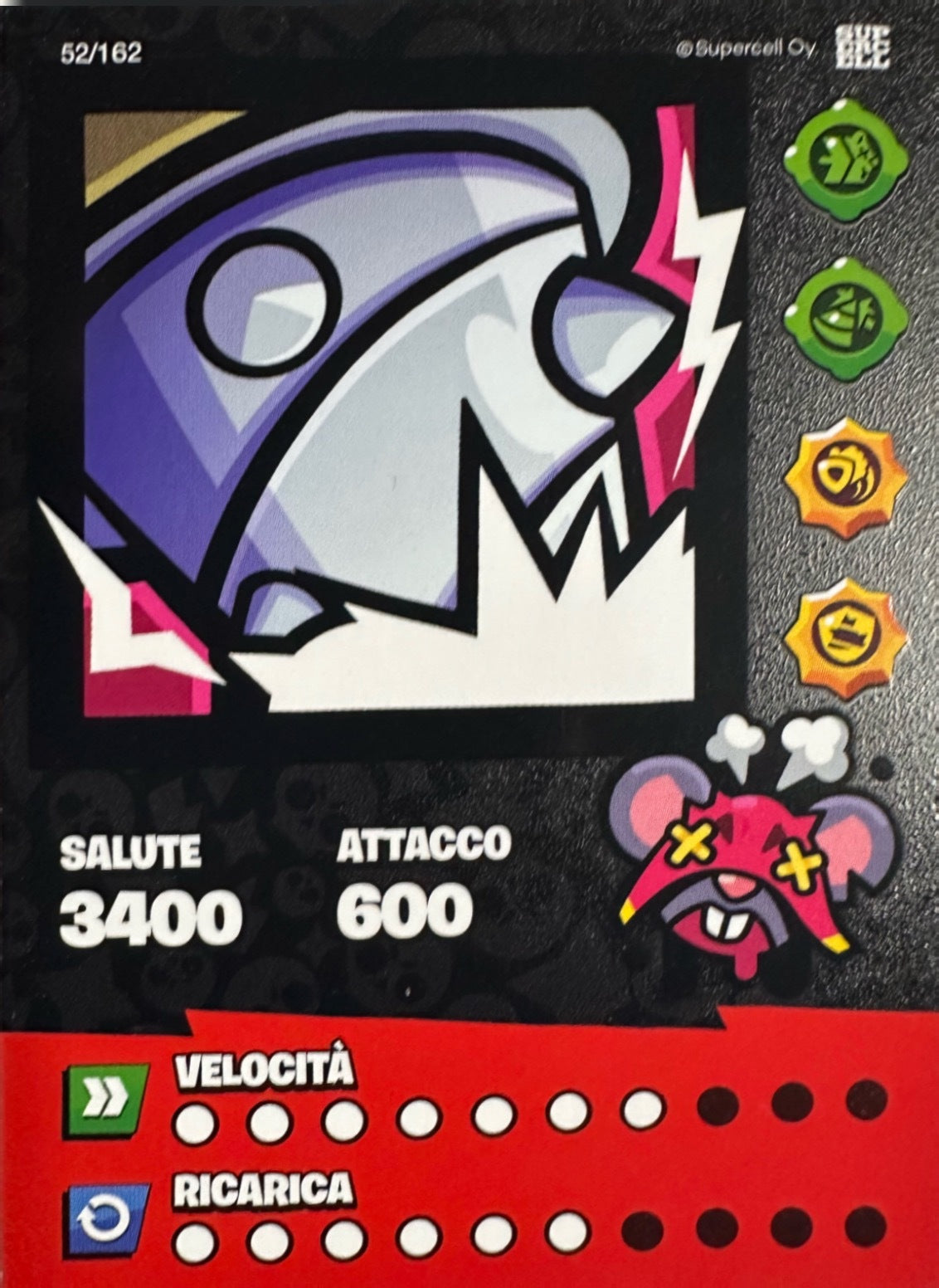 Brawl Stars Official Card Collection 2025 Diramix - Card Base Metal a scelta 1-162