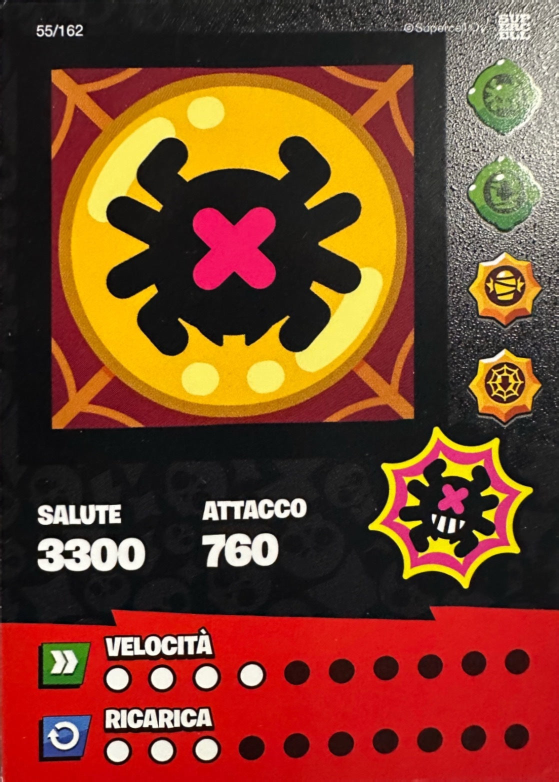 Brawl Stars Official Card Collection 2025 Diramix - Card Base Metal a scelta 1-162