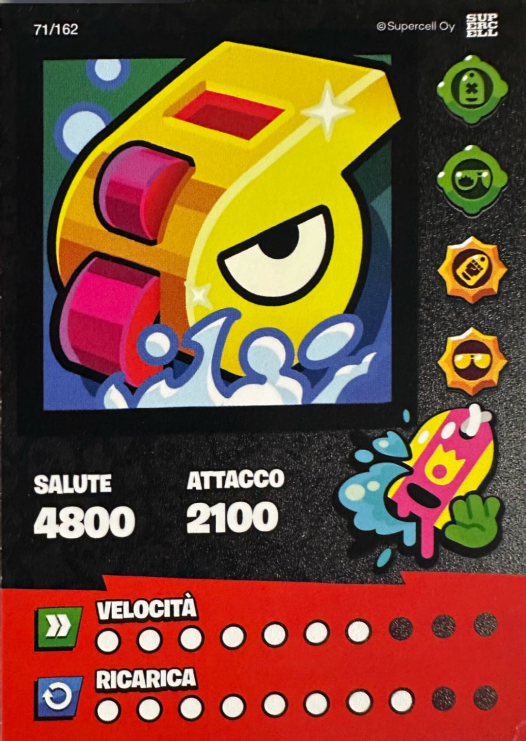 Brawl Stars Official Card Collection 2025 Diramix - Card Base Metal a scelta 1-162