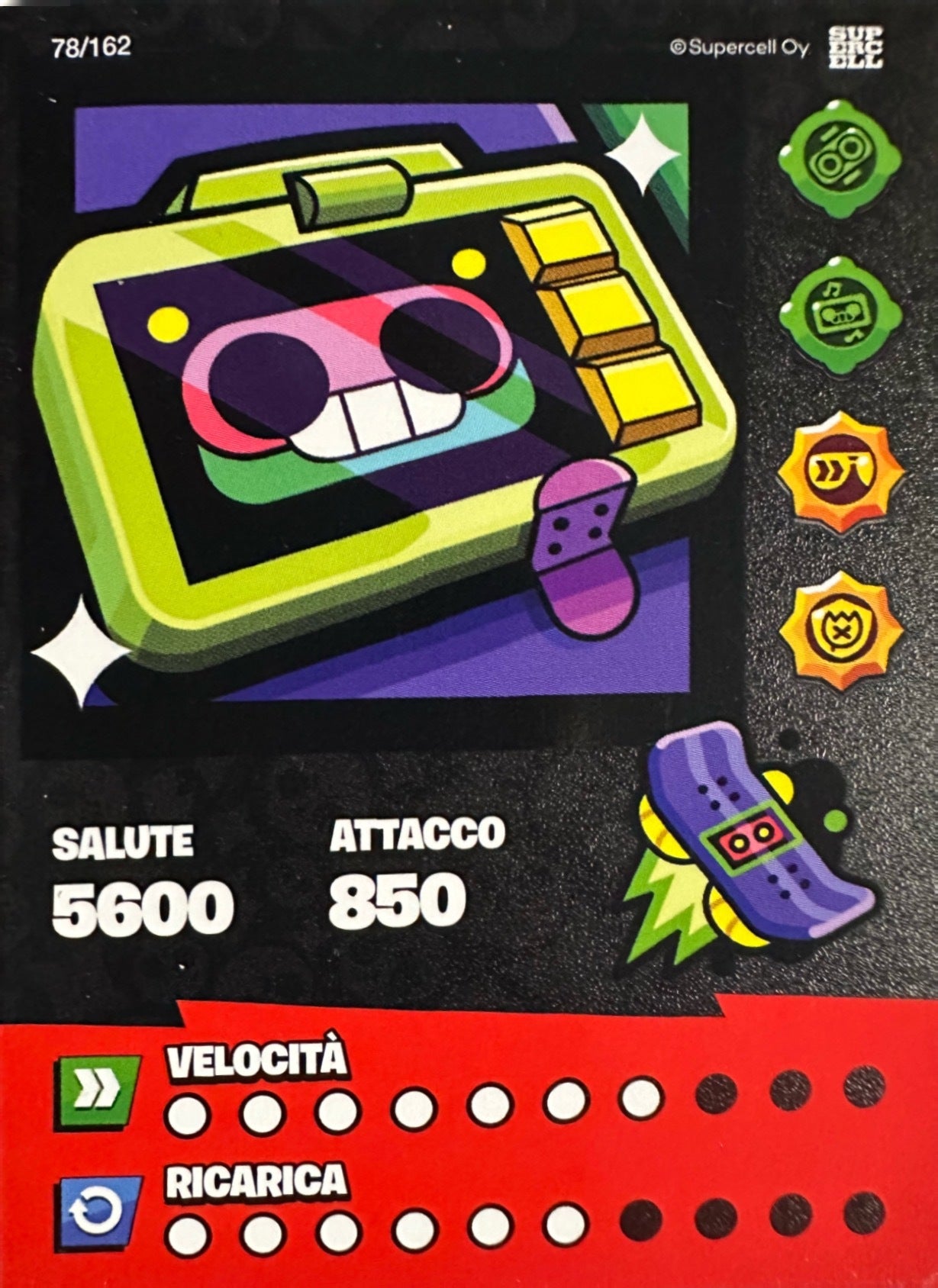 Brawl Stars Official Card Collection 2025 Diramix - Card Base Metal a scelta 1-162