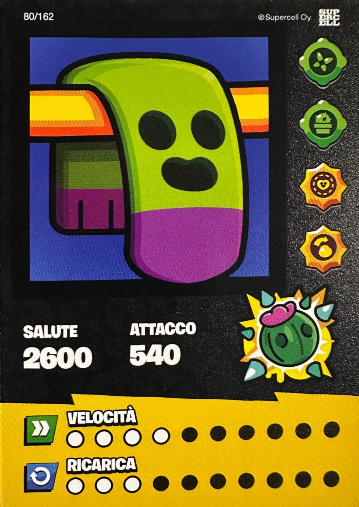 Brawl Stars Official Card Collection 2025 Diramix - Card Base Metal a scelta 1-162