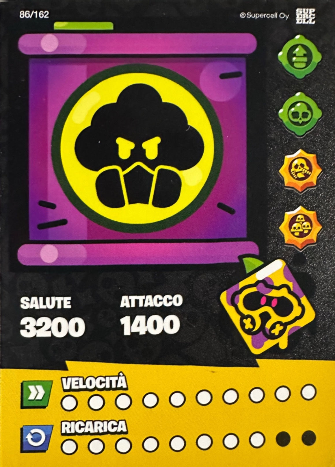 Brawl Stars Official Card Collection 2025 Diramix - Card Base Metal a scelta 1-162
