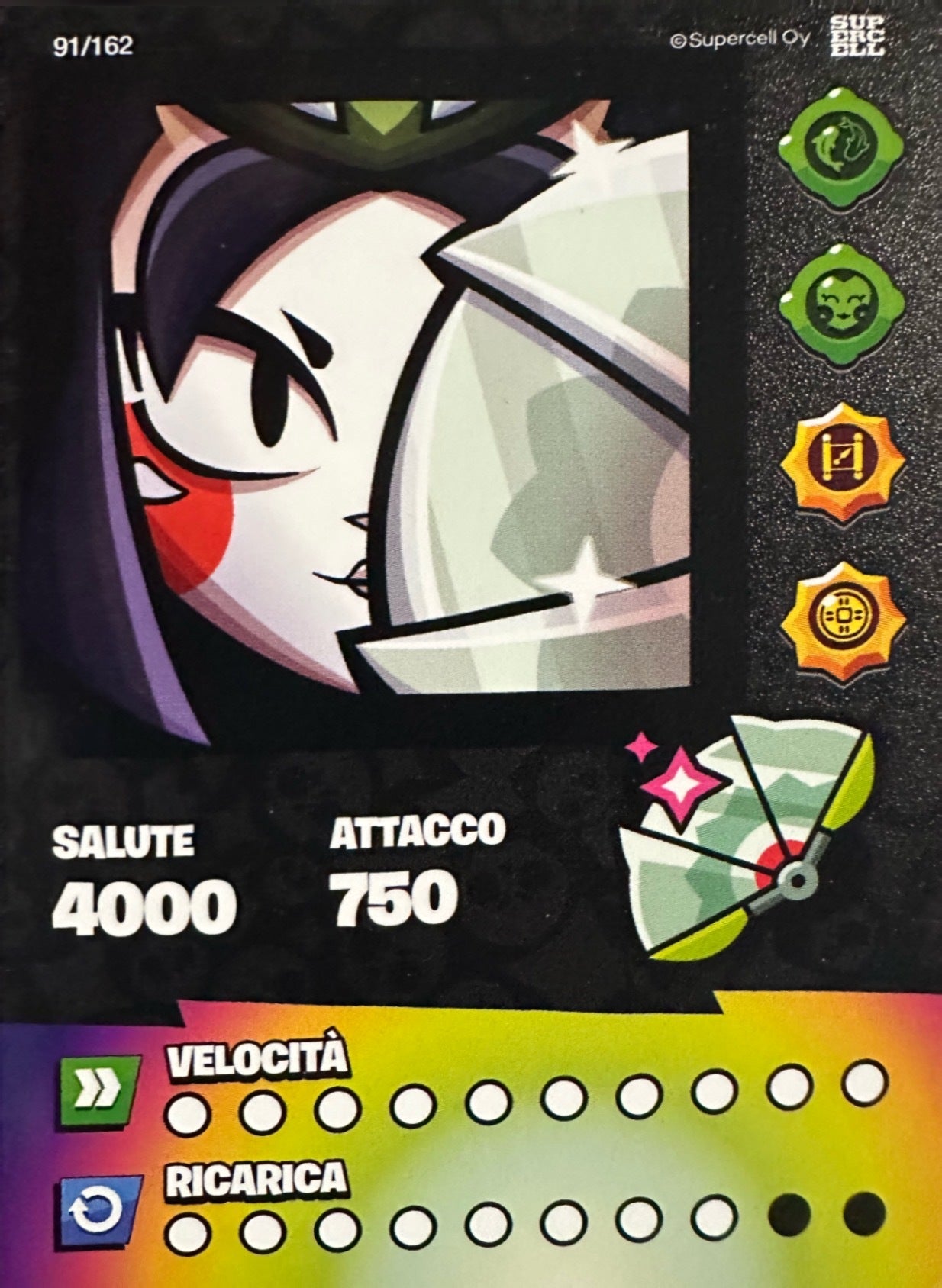 Brawl Stars Official Card Collection 2025 Diramix - Card Base Metal a scelta 1-162