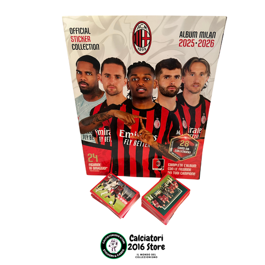 Milan 2025/26 Euro Publishing - Album + Set 216 Figurine (NO CARD)