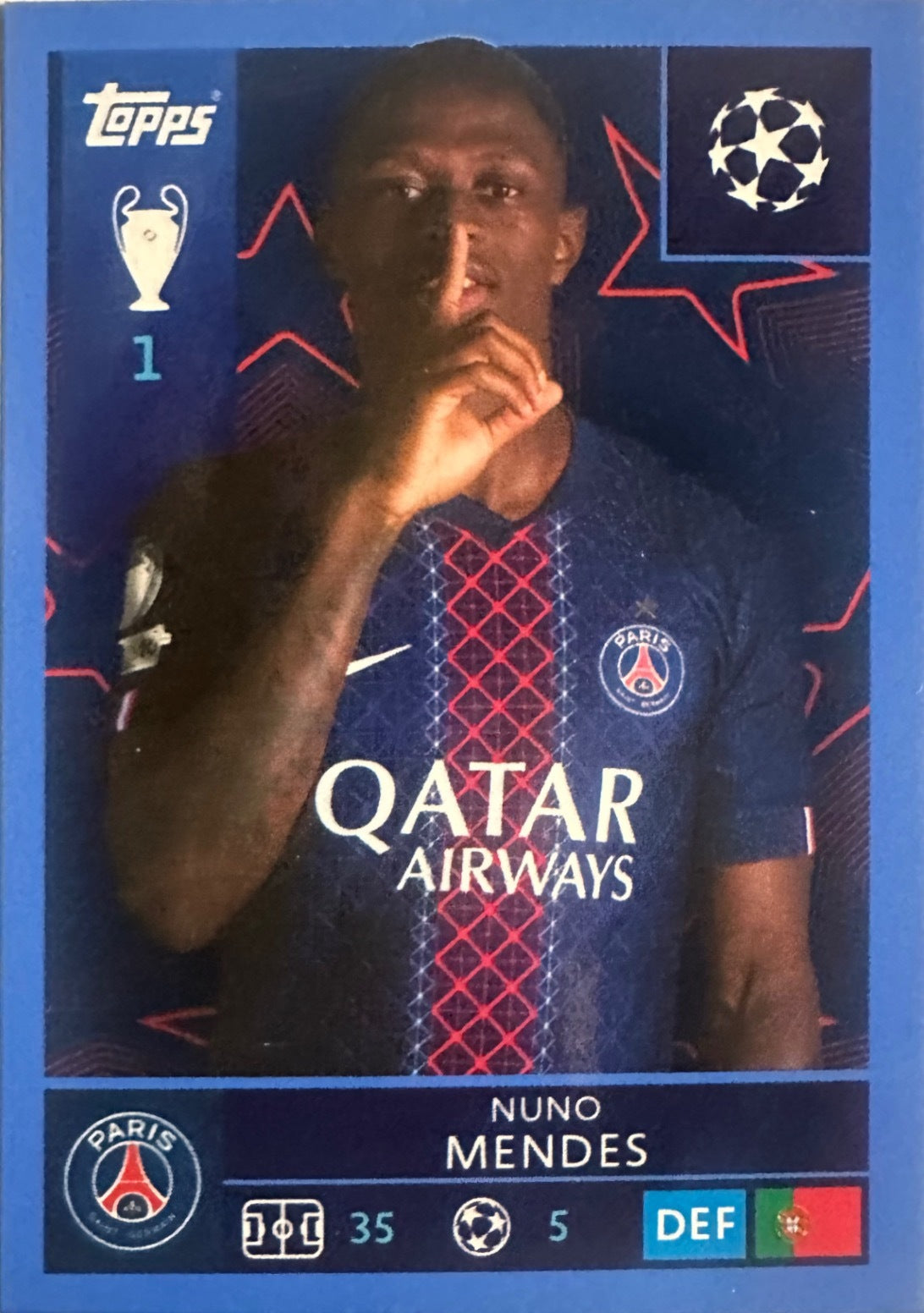 Topps UCL Champions League 2025/26 - Scegli Figurina Parallel Blue Black Red