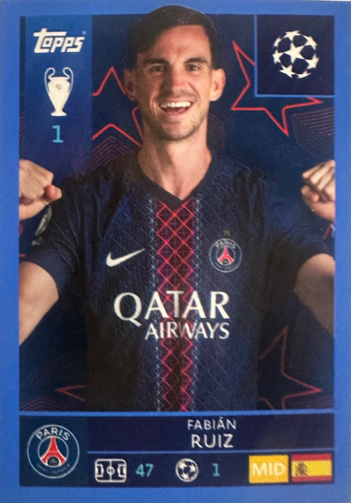 Topps UCL Champions League 2025/26 - Scegli Figurina Parallel Blue Black Red