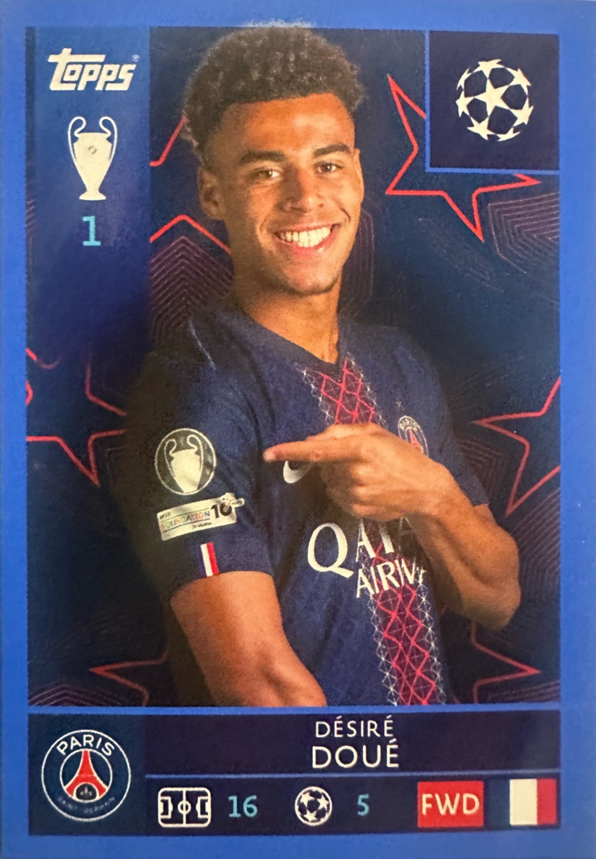 Topps UCL Champions League 2025/26 - Scegli Figurina Parallel Blue Black Red