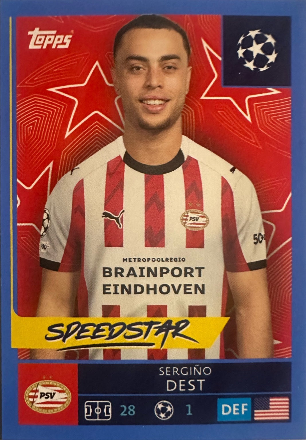 Topps UCL Champions League 2025/26 - Scegli Figurina Parallel Blue Black Red