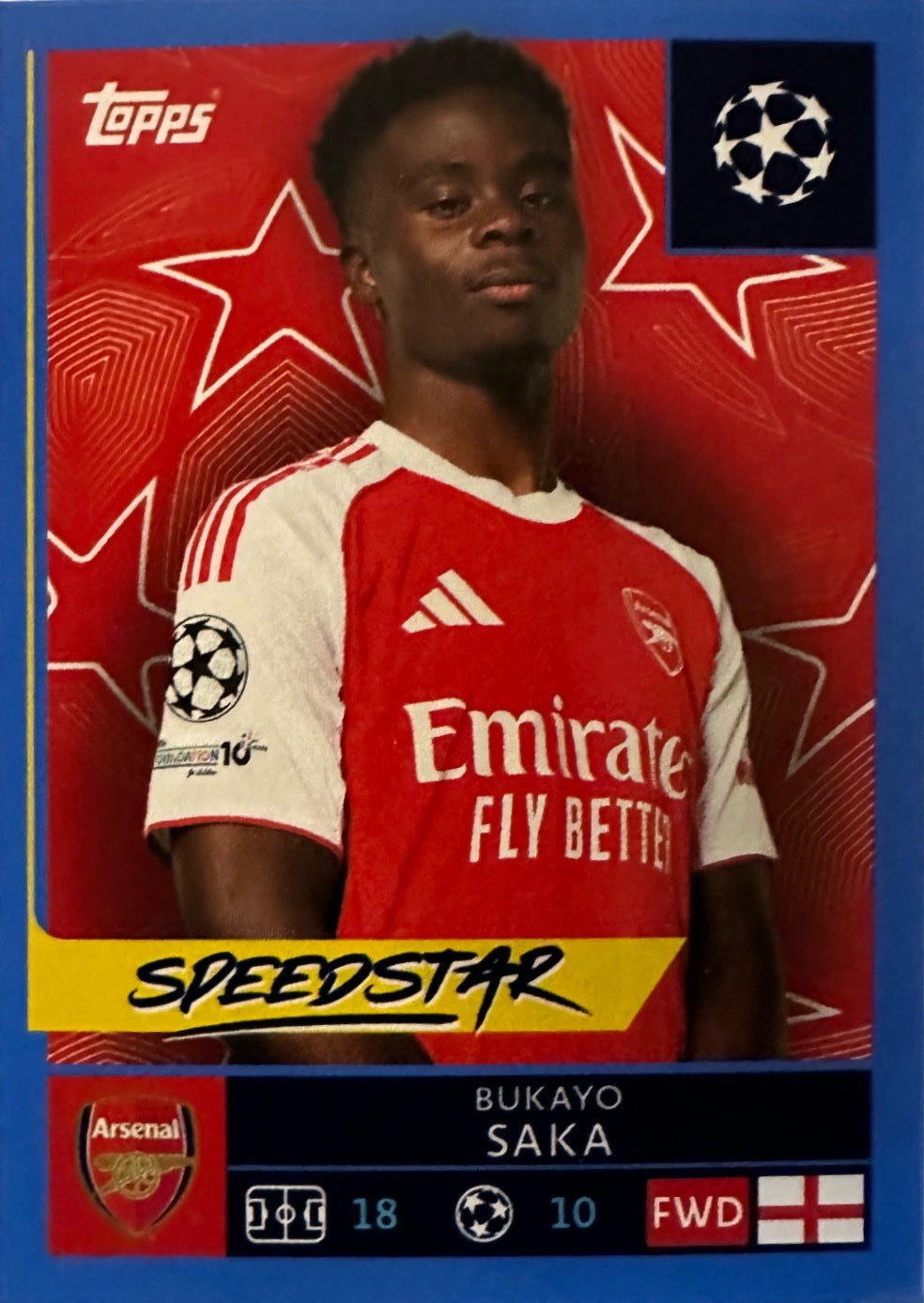 Topps UCL Champions League 2025/26 - Scegli Figurina Parallel Blue Black Red