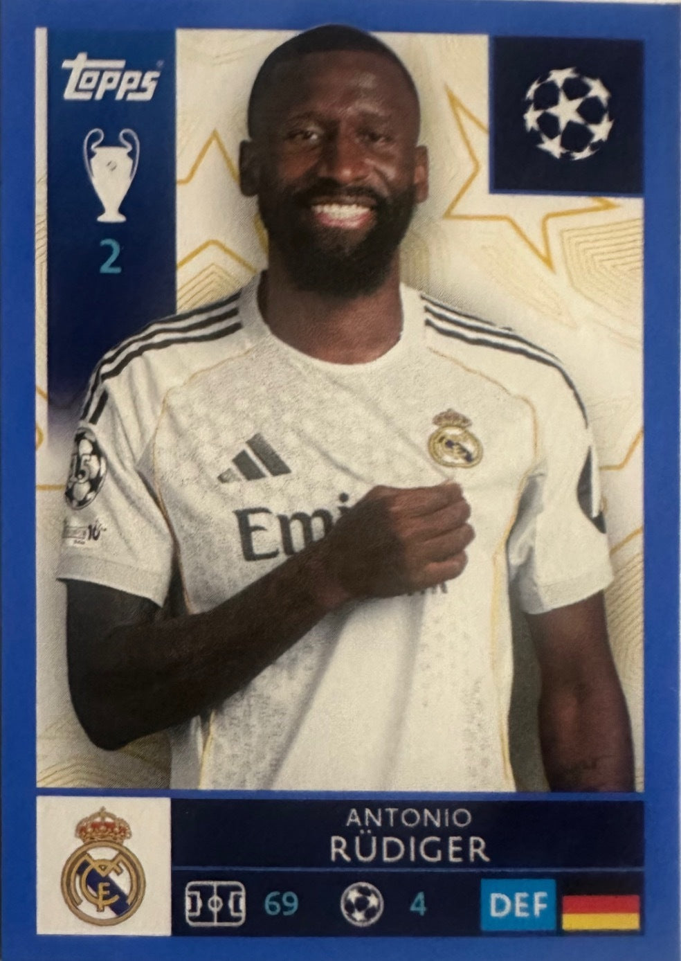 Topps UCL Champions League 2025/26 - Scegli Figurina Parallel Blue Black Red