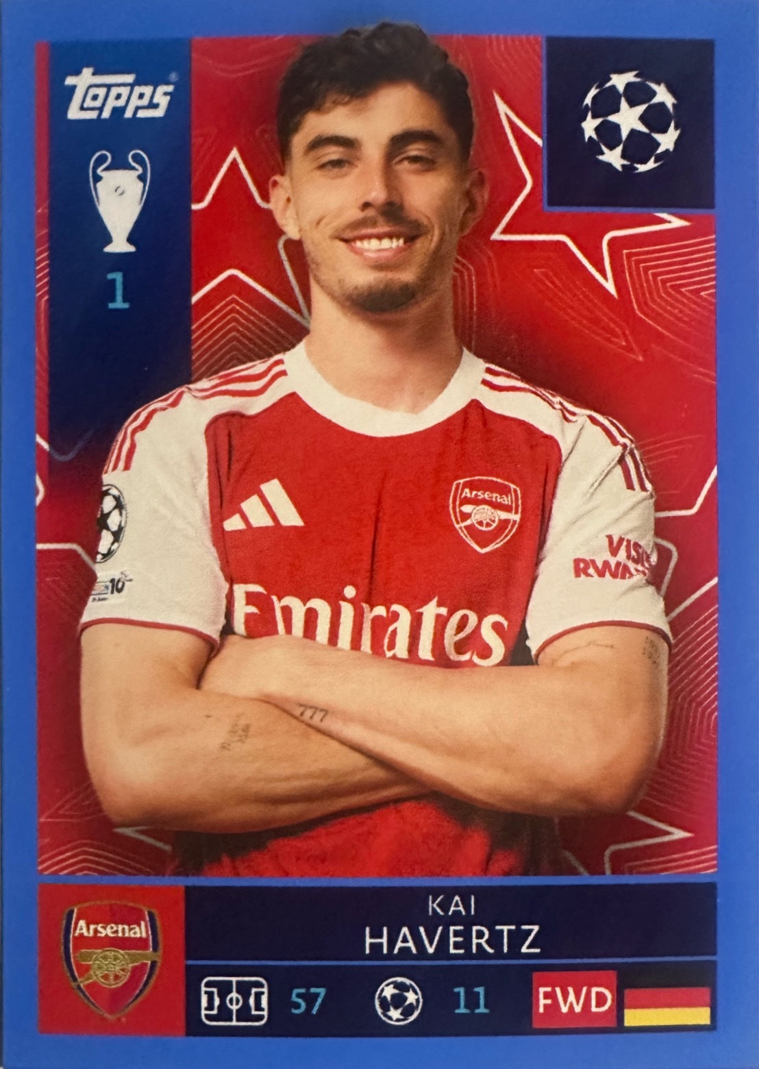 Topps UCL Champions League 2025/26 - Scegli Figurina Parallel Blue Black Red