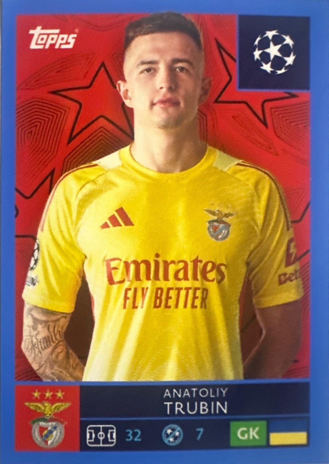 Topps UCL Champions League 2025/26 - Scegli Figurina Parallel Blue Black Red