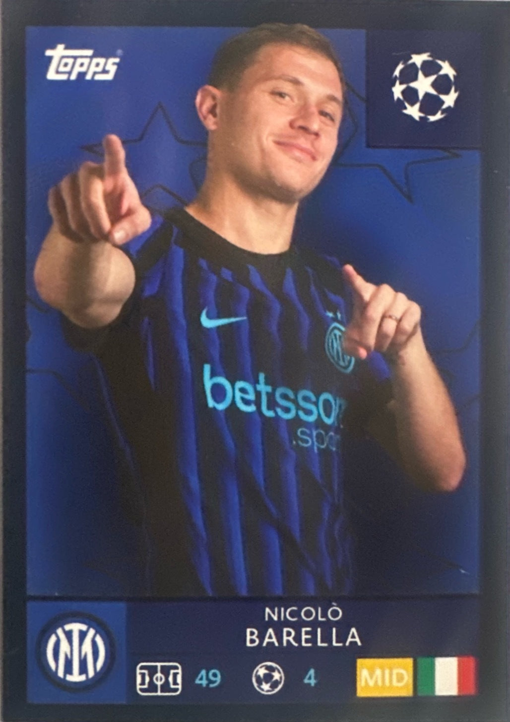 Topps UCL Champions League 2025/26 - Scegli Figurina Parallel Blue Black Red