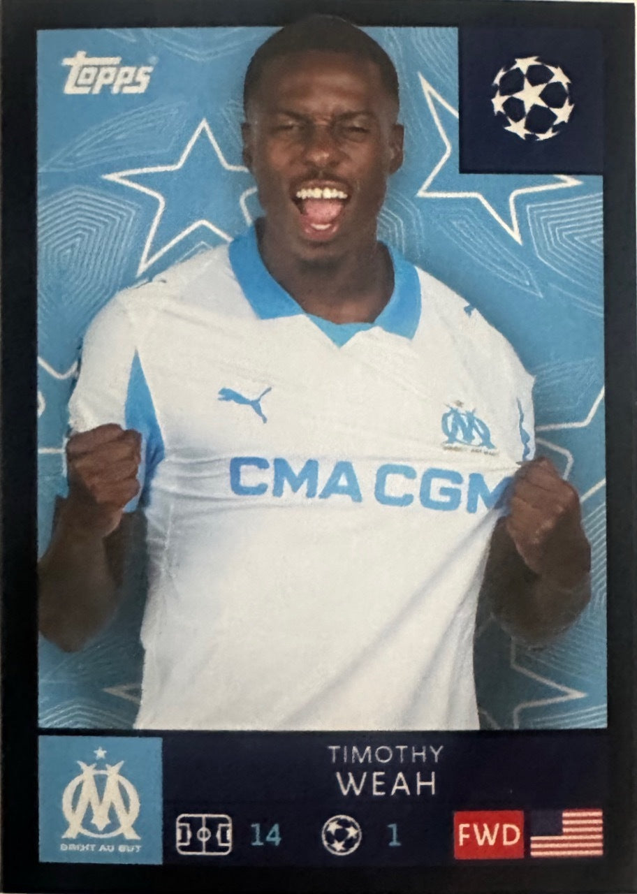 Topps UCL Champions League 2025/26 - Scegli Figurina Parallel Blue Black Red