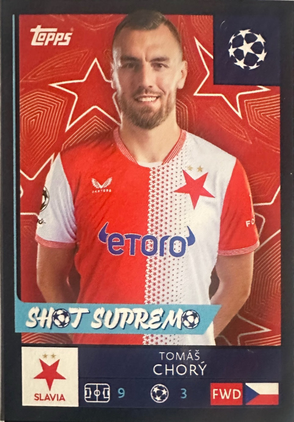 Topps UCL Champions League 2025/26 - Scegli Figurina Parallel Blue Black Red